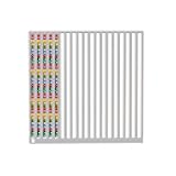 Flatro Stainless Steel Diamond Art Ruler, 1 Row Square Beads Alignment Tool Ruler for Diamonds Painting,Precise Drill Straightening Tool for Dot Drill DIY Crafts (Square Diamond-Medium Size, 1 Row)