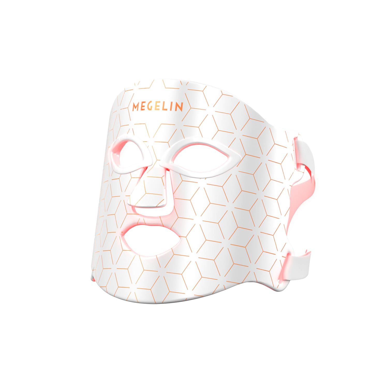 MEGELIN LED Lichttherapie Gesichtsmaske, Lichttherapie Maske, 7 gezielte Lichtmodi, Infrarot-Licht Hautverjüngung, Akne Reduktion Hautpflege, Anti-Aging, reduzieren Falten glatte Haut, Rotlichtmaske