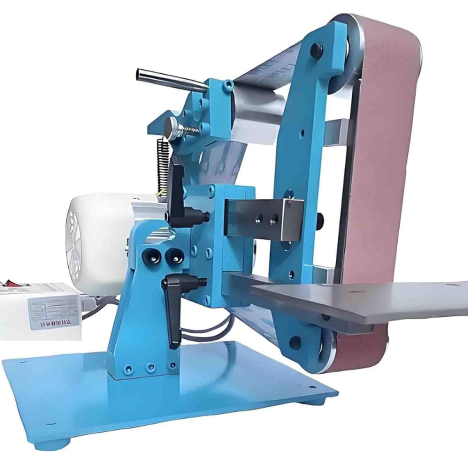 Cashwise 750w/1100W Electric Belt Sander, Bench Sander with 5 Sanding Belts, 1100W Grinder Grinding Polishing Machine, for Wood and Metal, 915x50mm Belt Polishing Grinder All-Steel Body 750W