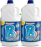 Água Sanitária 7 em 1, Cloro Ativo, Kit com 2 Unidades de 5 Litros, Alvejante e Desinfetante