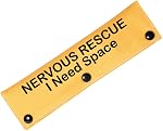 PWHAOO Nervous Rescue/Not J'ai besoin d'un chien Space Poignée de sauvetage de chien Poignées de sauvetage (poignée Nervous de sauvetage)