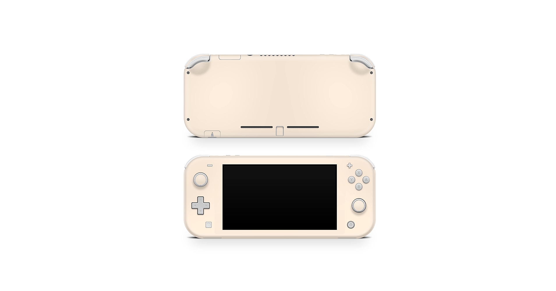 Nintendo Switch Lite ホワイト×ゴールド　カスタム Nintendo Switch Lite Skin Wrap Premium Vinyl Ice White Plain