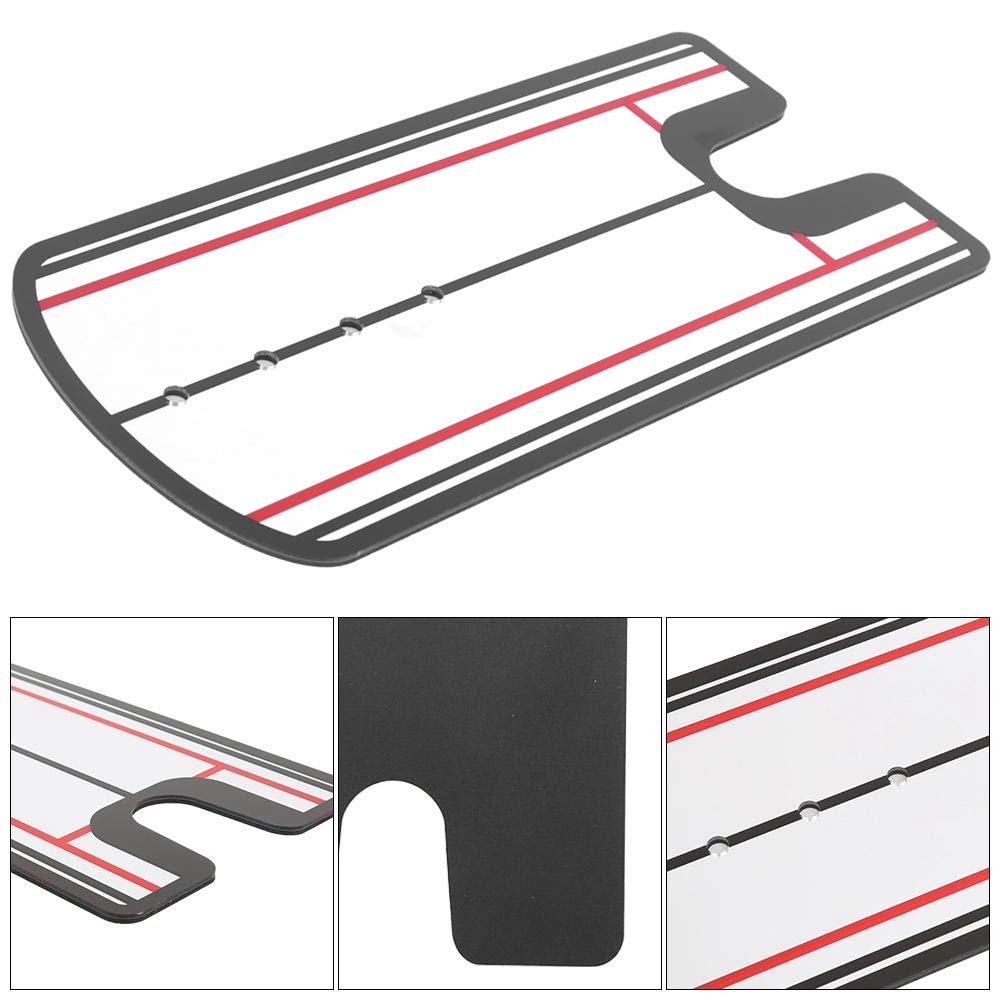 Putting Mirror Golfausrichtungsspiegel Trainingshilfe Verbessern Sie alle Aspekte des Schlaganfalls