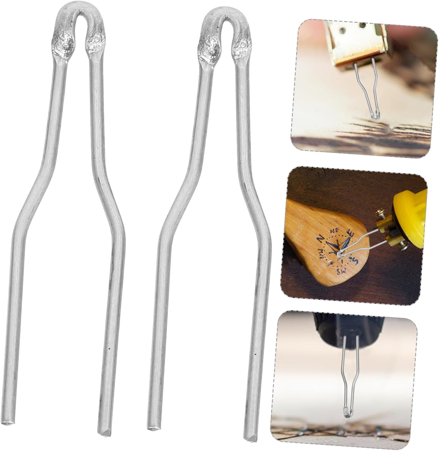 DOITOOL 2pcs Pyrography Pen Heads Wood Burning Tip Nibs for Woodburning Kit Tool Accessories