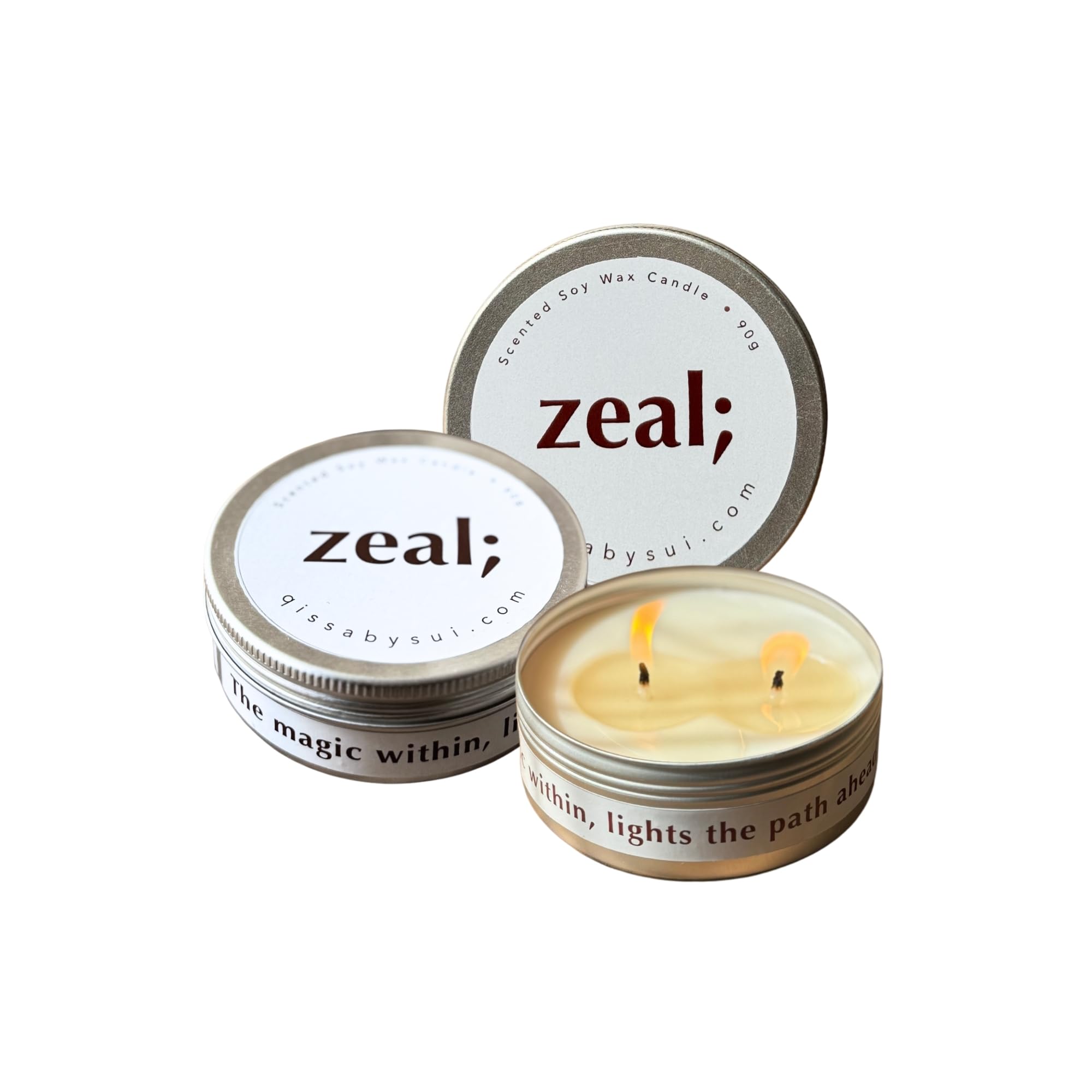 Zeal Scented Candle | 100% Soy Wax | Arabian Notes Blend | 90g