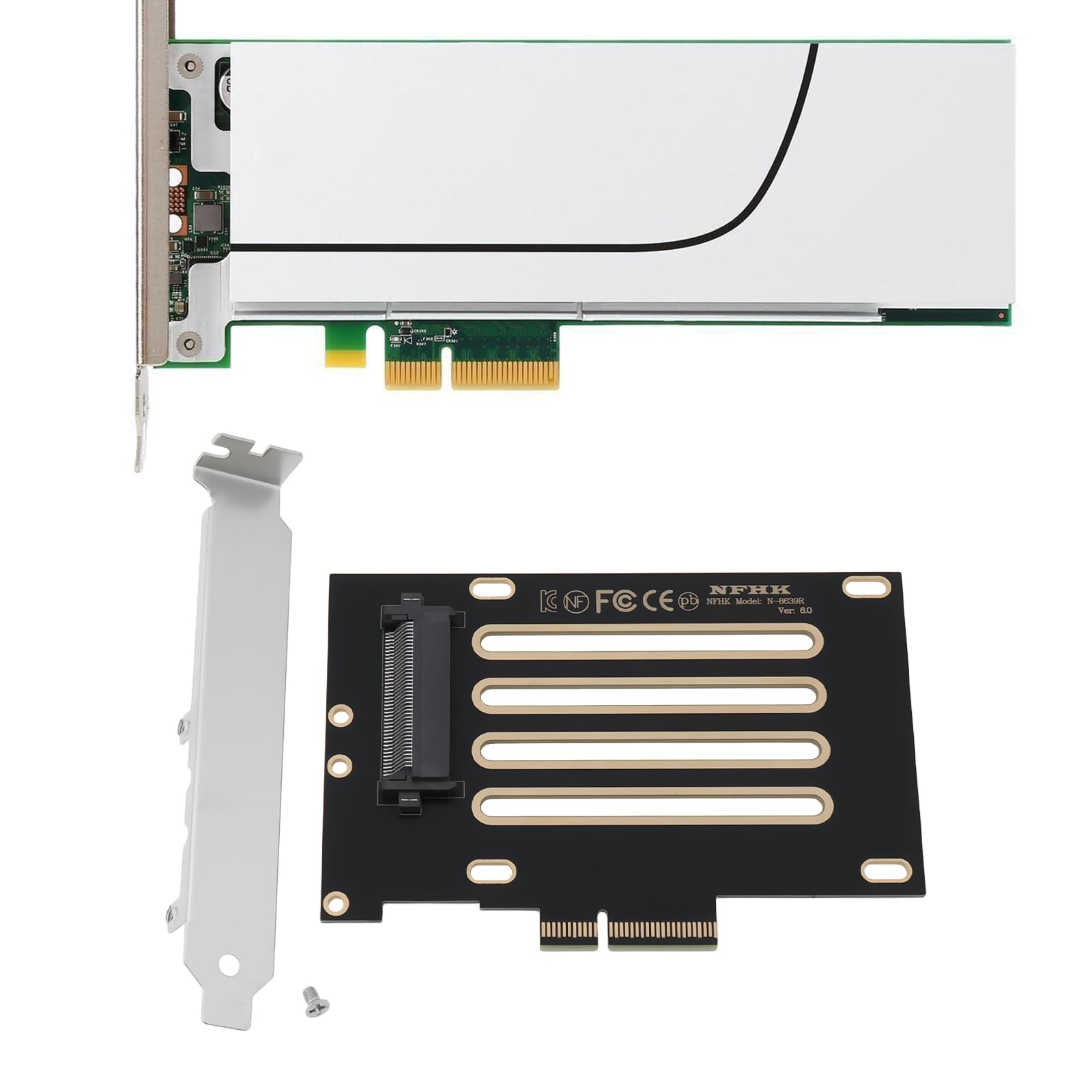 Create idea Adapter hosta SFF-8639 U.2 na PCI-E 3.0 X4 Way kompatybilny z płytą główną Intel 750 NVMe PCIe SSD