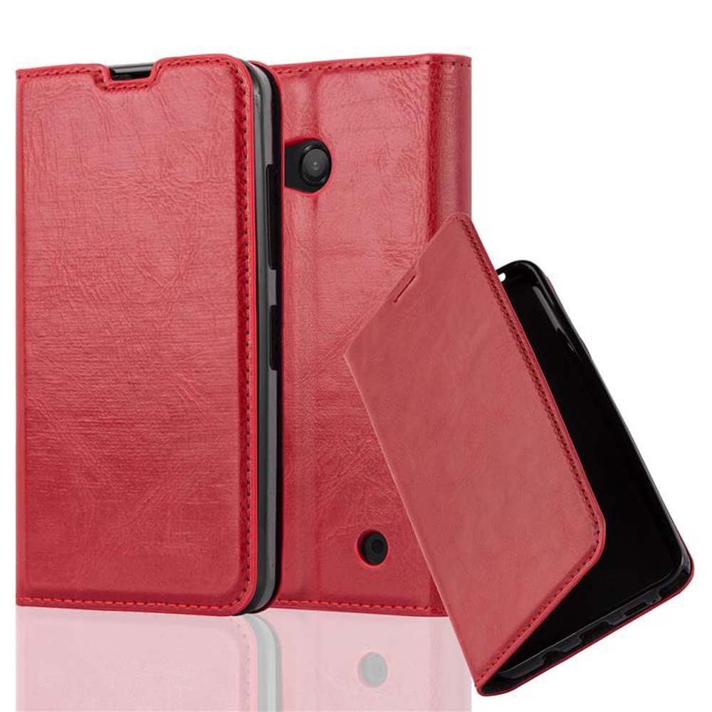 Cadorabo Custodia A Libro Con Portafoglio Per Google Pixel In Rosso Mela - Cover Con Chiusura Magnetica, Vano Carte E Funzione Stand