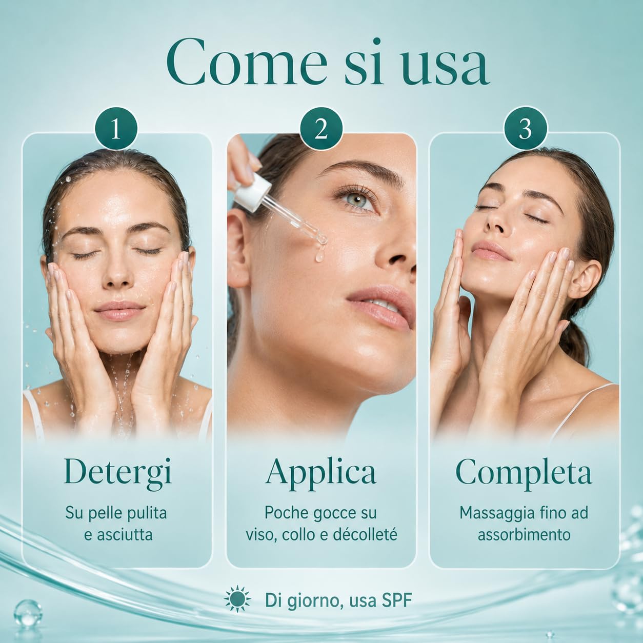 Linfa Cosmetics Serum Retinol Colágeno Anti-Edad Suero Facial Suero Antiarrugas con Retinol, Colágeno, Ácido Hialurónico y Oro Cosmético, Hidratante y Rellenador, 30 ml
