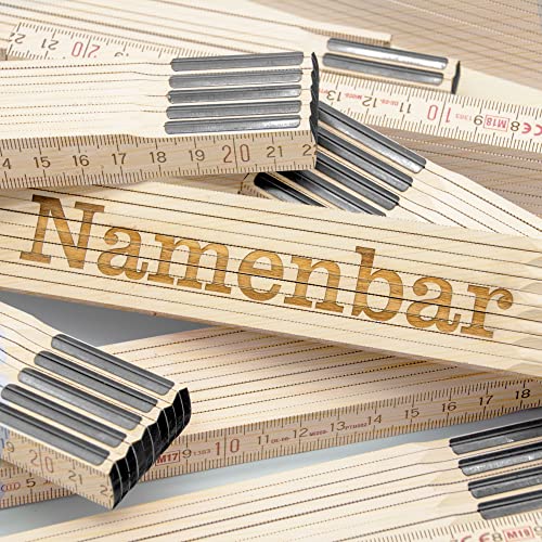 Metro pieghevole con nome - Metro con