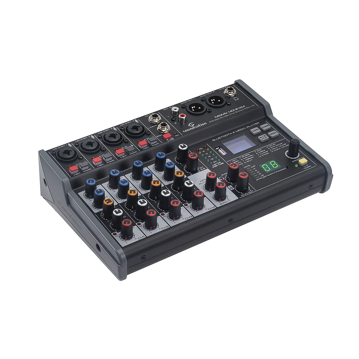 MIXER SOUNDSATION MIOMIX 404FXM CON EFF. & MULTIMEDIA