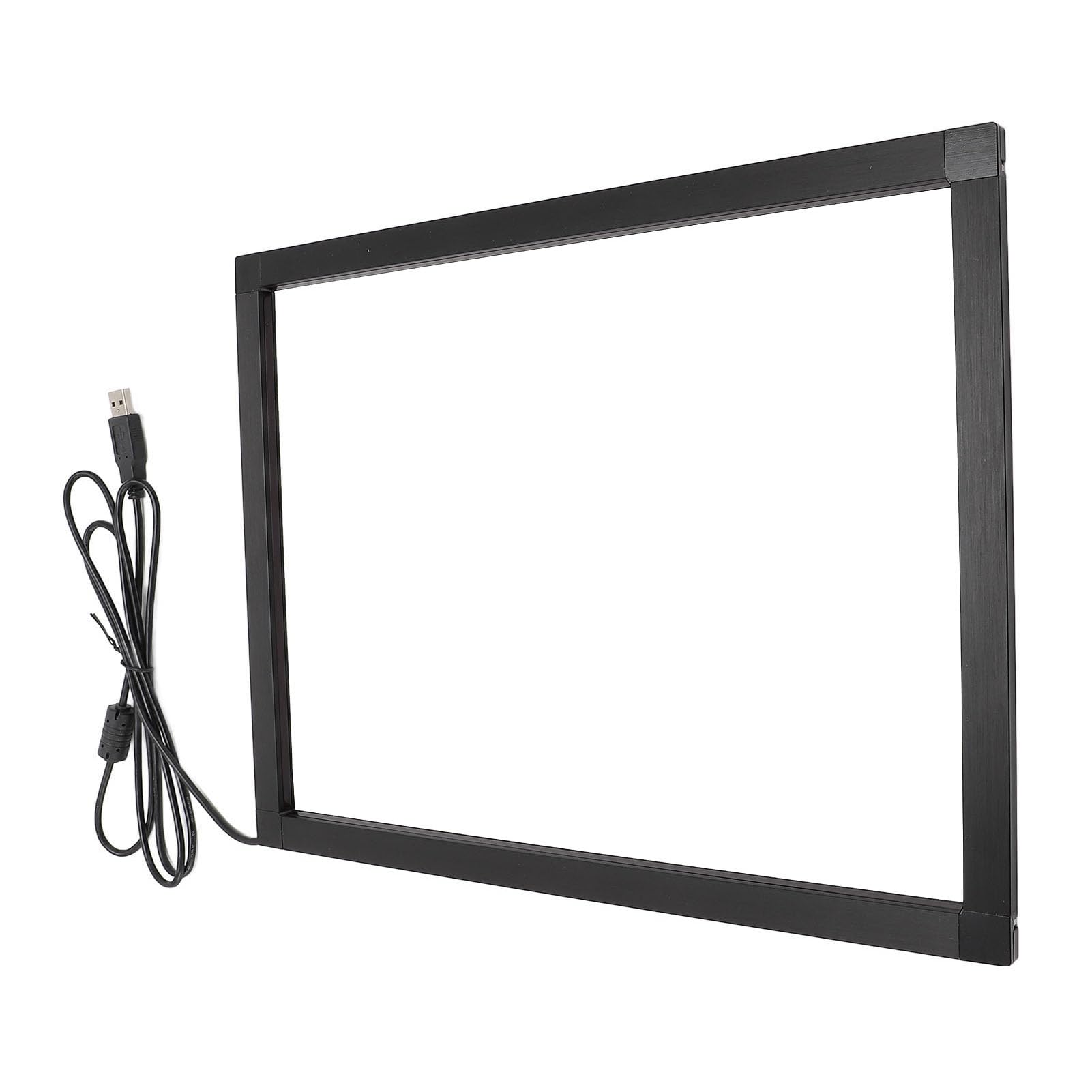 Marco Táctil IR, Superposición de Pantalla Táctil Interactiva USB Plug and Play para Pantalla de TV, Pizarras Blancas, Señalización Digital con Material de Aleación de Aluminio