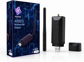 AR9271 New Version 2.0 2.4GHz 150Mbps Wireless WiFi Adapter for PC with External Antenna for Kali Linux,Windows-Monitor Mode/Packet Injection Supported