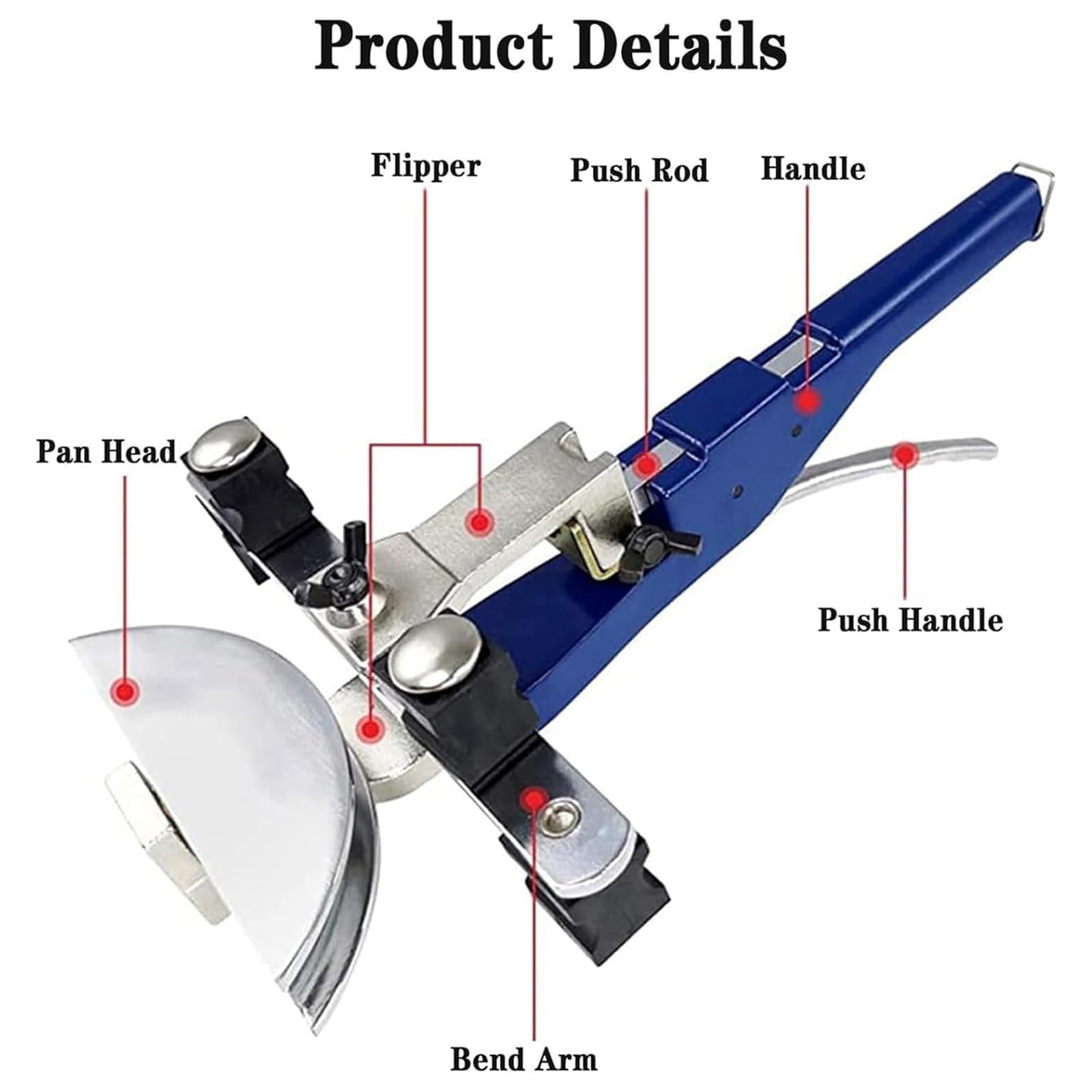 Piegatubi Manuale per Tubi in Rame, Kit Piegatubi a Cricchetto, 90° Avanti/Indietro per 3/8'' a 7/8'', Utensile per Sbavare Taglierina, per HVAC, Riparazione Idraulica dell'Aria Condizionata