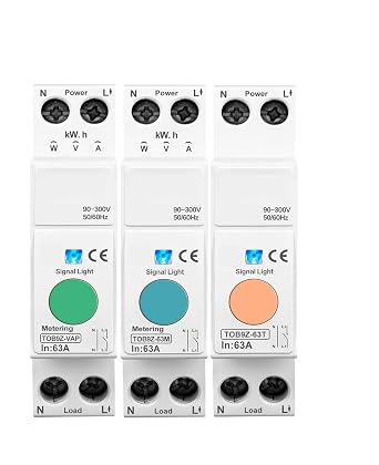 63A 1P+N Switch Energy Meter Kwh Metering Monitoring Circuit Breaker Timer Relay MCBTOB9Z-VAP VA Protect,40A