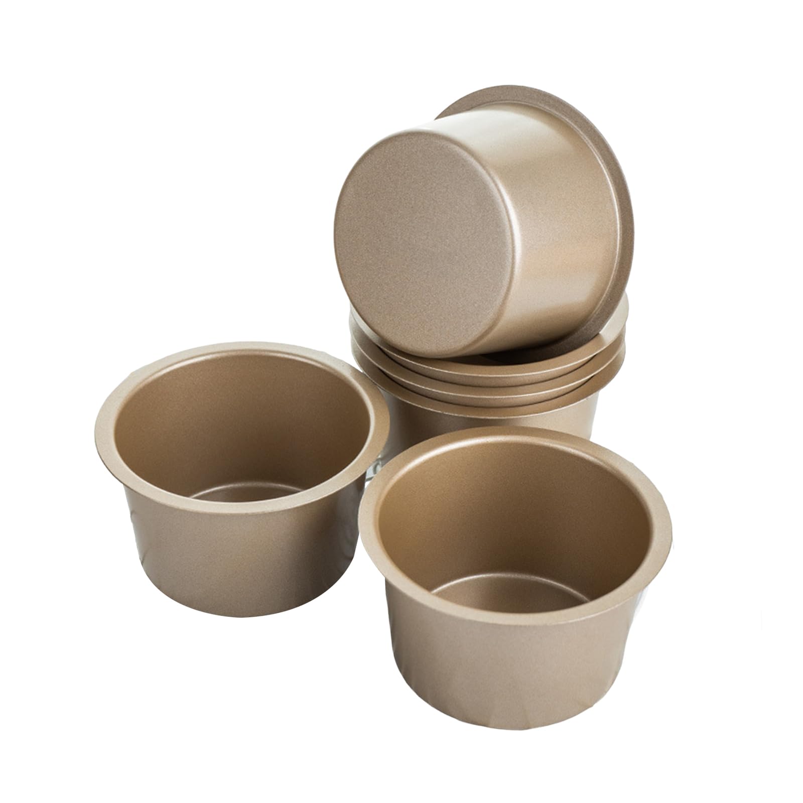 Kalttoy 6pcs Nonstick Muffins Tray for Even Heat Distribution Carbon Steel Cupcake Dessert Baking Cup Household Bakewares Muffins Tray