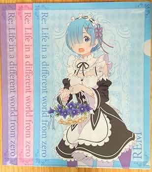 Amazon | リゼロ クリアファイル3点セット | クリアホルダー