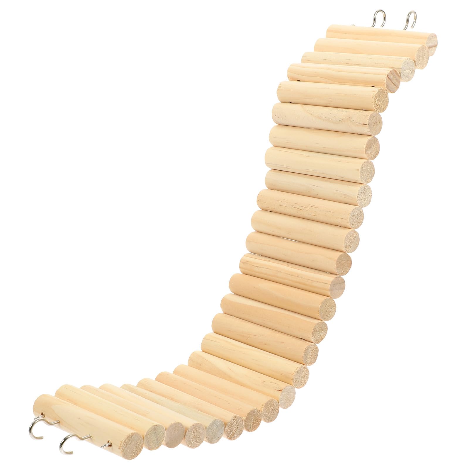 KAJNBN Pet Wooden Ladder Hedgehog Separating Fence Multifunctional Use Health Small Pets Climb Exercise