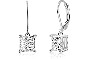 Cubic Zirconia Leverback Earrings: Shimmering Elegance for Special Occasions