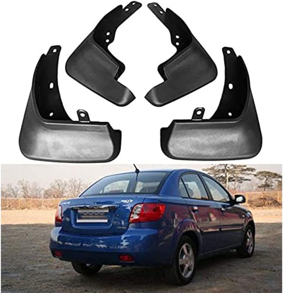 ZanLIn Car mudguard suitable for Kia Rio K2 Ub 2006-2011, Mud Flaps Splash Guards Replacement Decorative Mudguard Wheel Baffle Protection