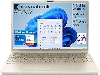 Amazon.co.jp: dynabook AZ/MY【大画面16型 ブルーレイディスク