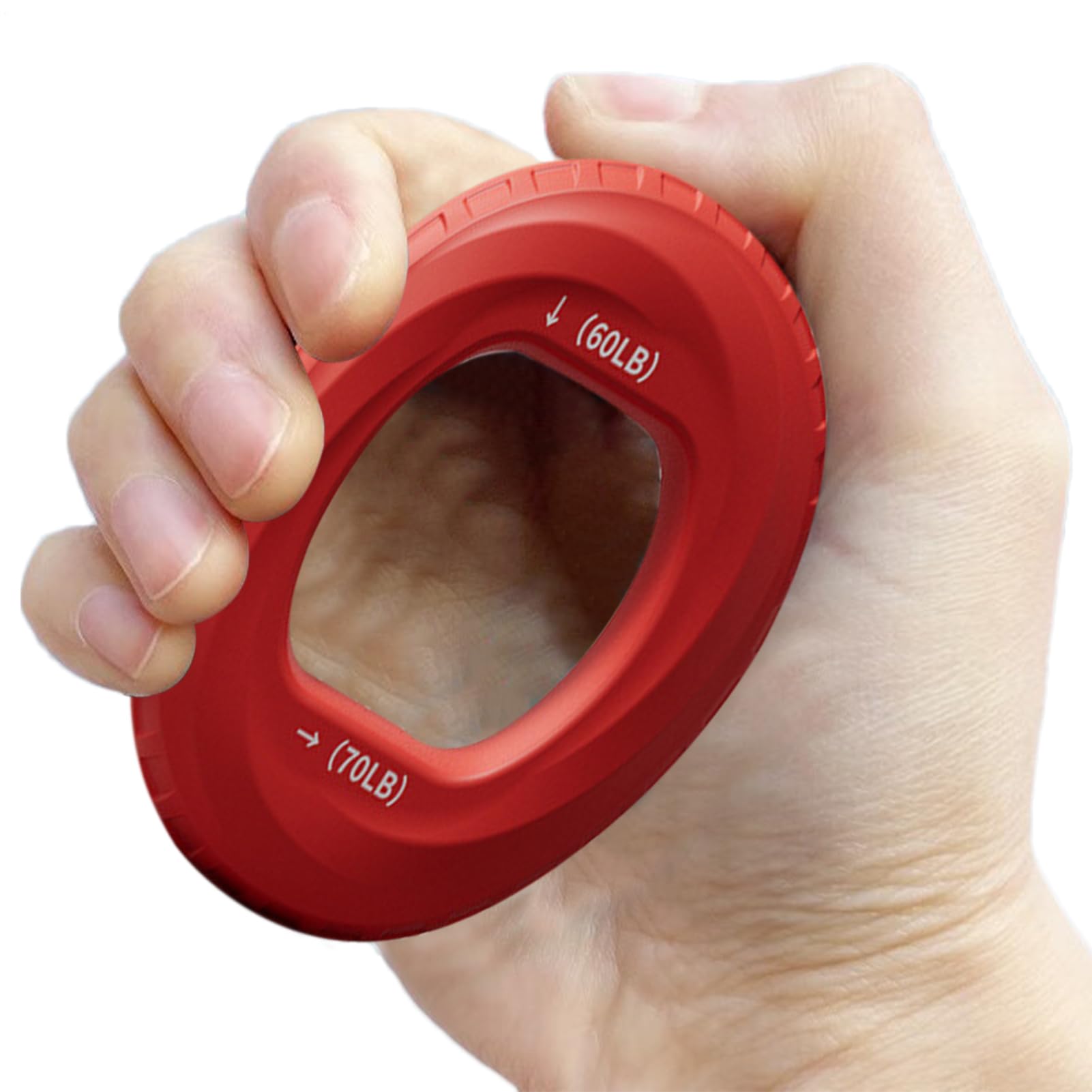 60-70 Pound Finger Trainer Ring Silicone Grip Strength Trainer Set 7.5 x 7.5 x 2.3 cm Hand Grip Trainer Hand Grip Stronger Ring Hand Training Set Hand Grip Strengthener Rings Forearm Trainer Wrist