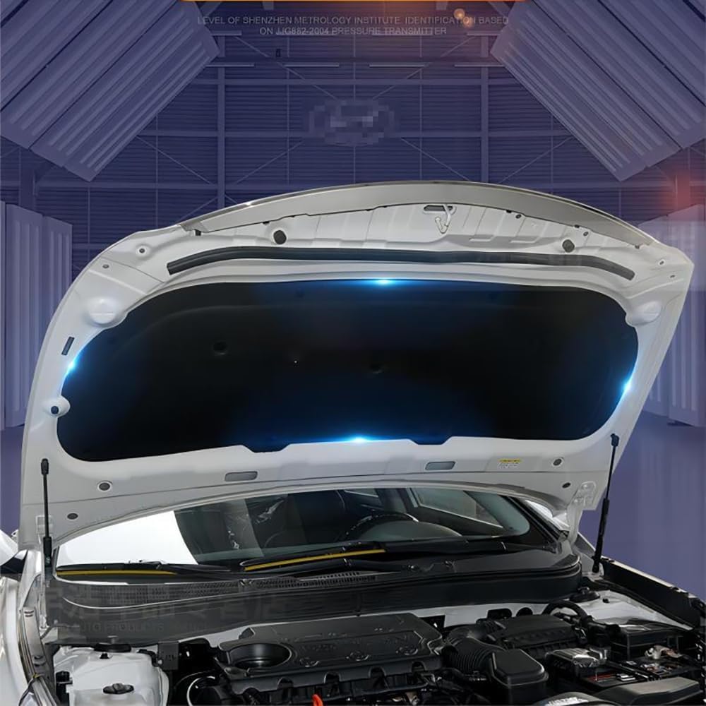 Cotone Isolante Acustico per Cofano Anteriore Auto,per Hyundai Sonata 2010-2015,Isolamento del Cofano del Cofano, Isolamento Acustico del vano Motore