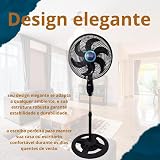Ventilador De Coluna Solaris 6 Pás Turbo Ultra Potente 75w Tyf C 110v — imagem 3