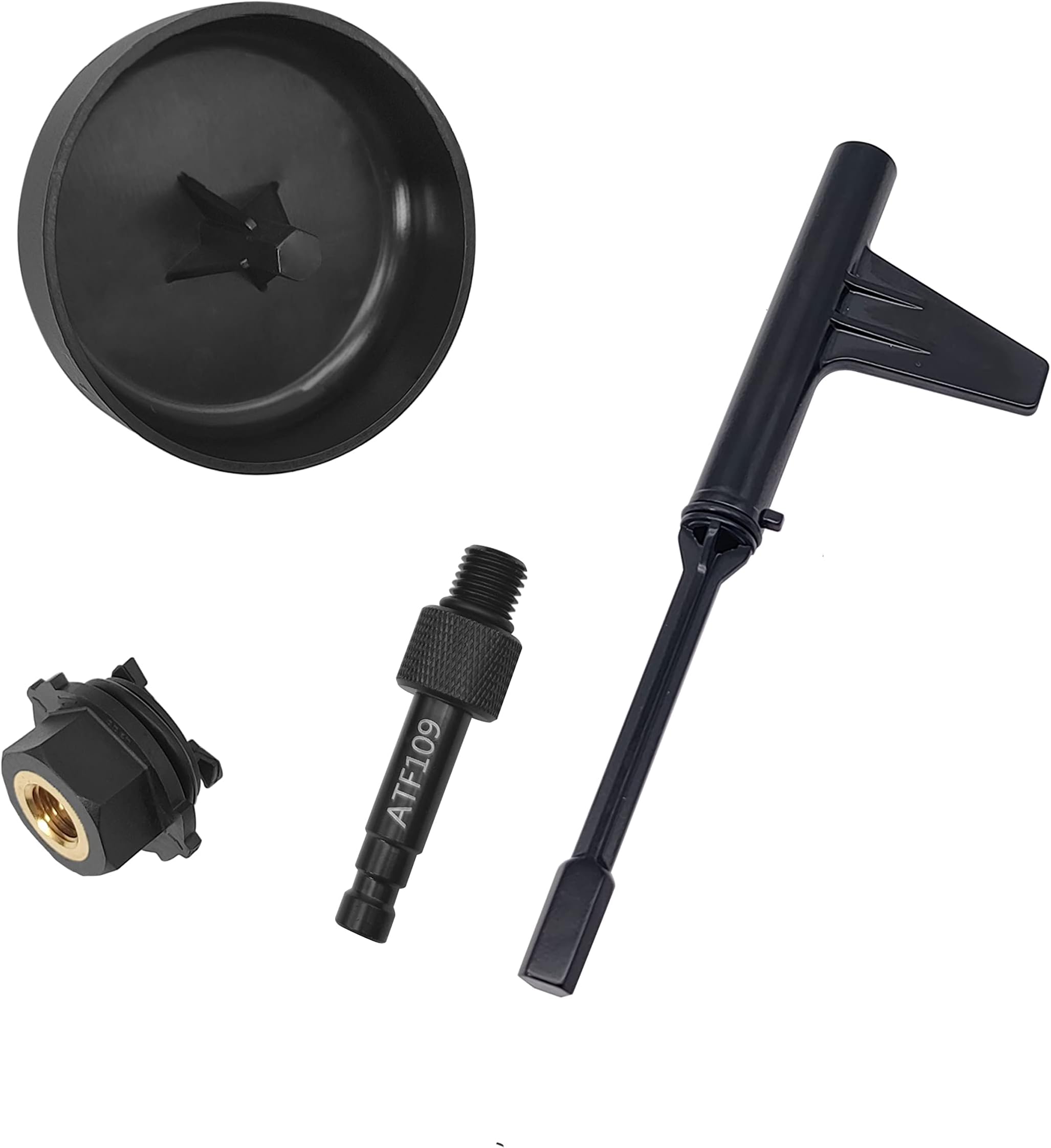 ZKTOOL 4PCS New Metal Rod Oil Change Tool Transmission Oil Filling Tool for Mercedes