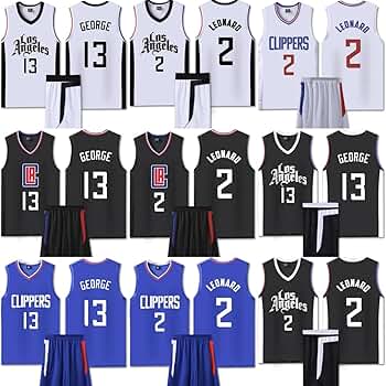 Amazon.co.jp: [暁店] バスケットボールジャージ ポール・ジョージ 背