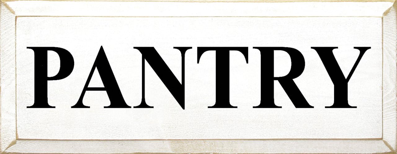 Wooden Sign - Pantry (Old Black)