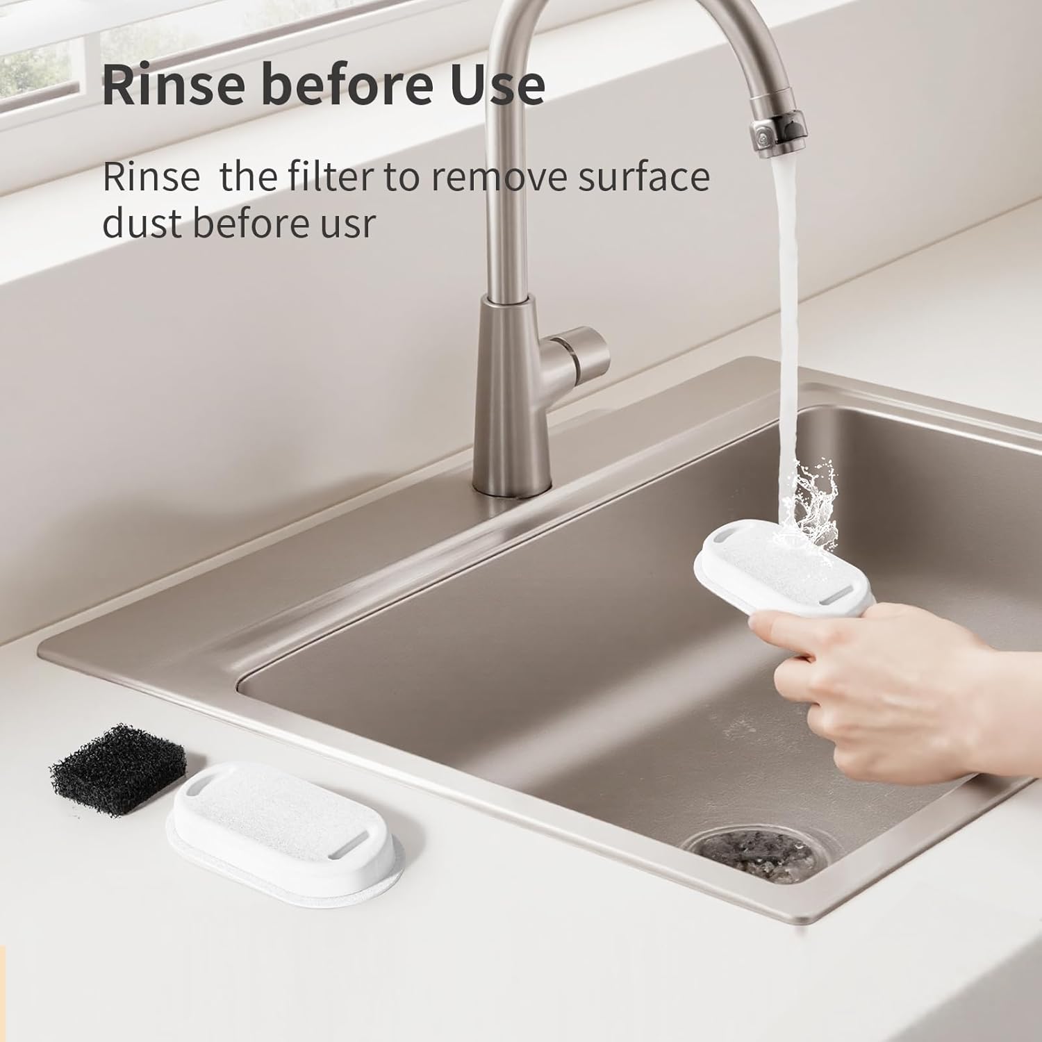 Cat Water Fountain Filter, 8 Packs Replacement Filters for SARPAWS PWS-158B (74oz/2.2L), 2 Months Set of Replacement Filters for Ultra Quiet Pet Water Fountain, 8 Cat Fountain Filter - Image 6