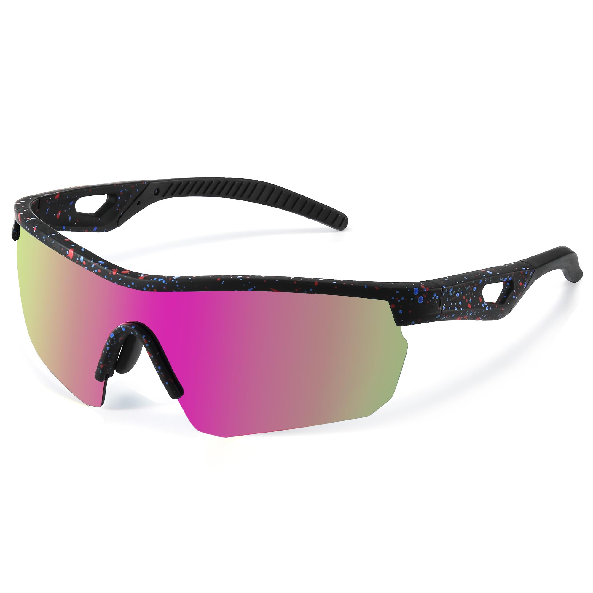 Kinder Polarisierte Sonnenbrille Baseball Sport Leichte UV400 TR90 Rahmen Radsport für Jungen Mädchen
