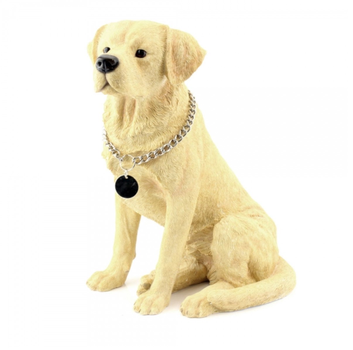 Large Sitting Golden Labrador Dog Ornament by Leonardo