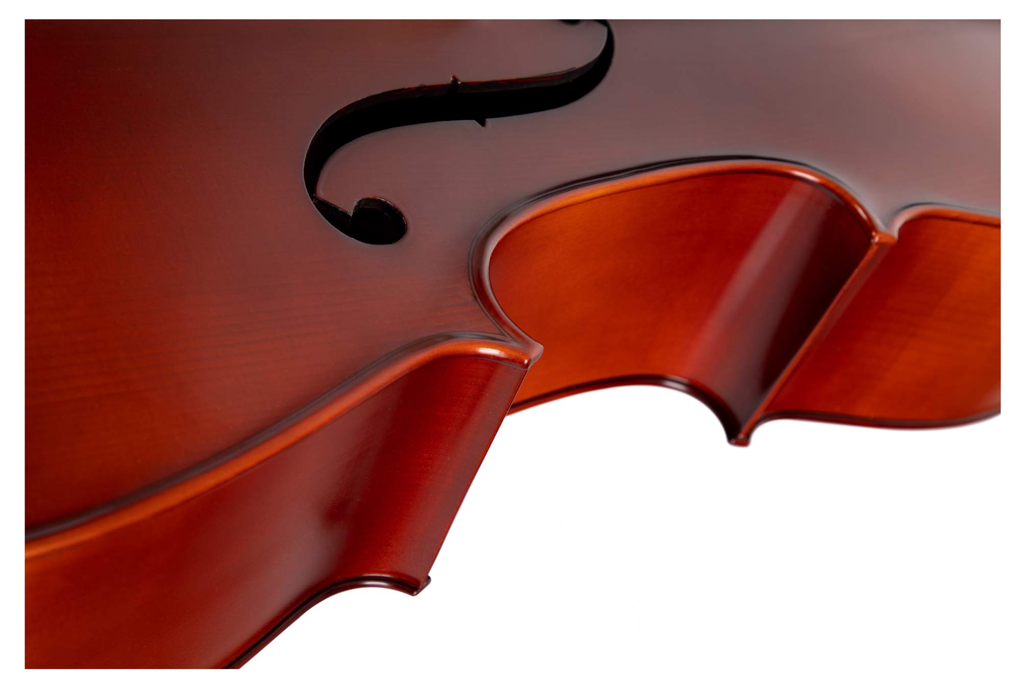 Classic Cantabile Brioso Violoncello 4/4 Set (Violoncello 4/4, tavola in abete massello, fondo e fasce in acero fiammato, incl. custodia leggera trolley e archetto)