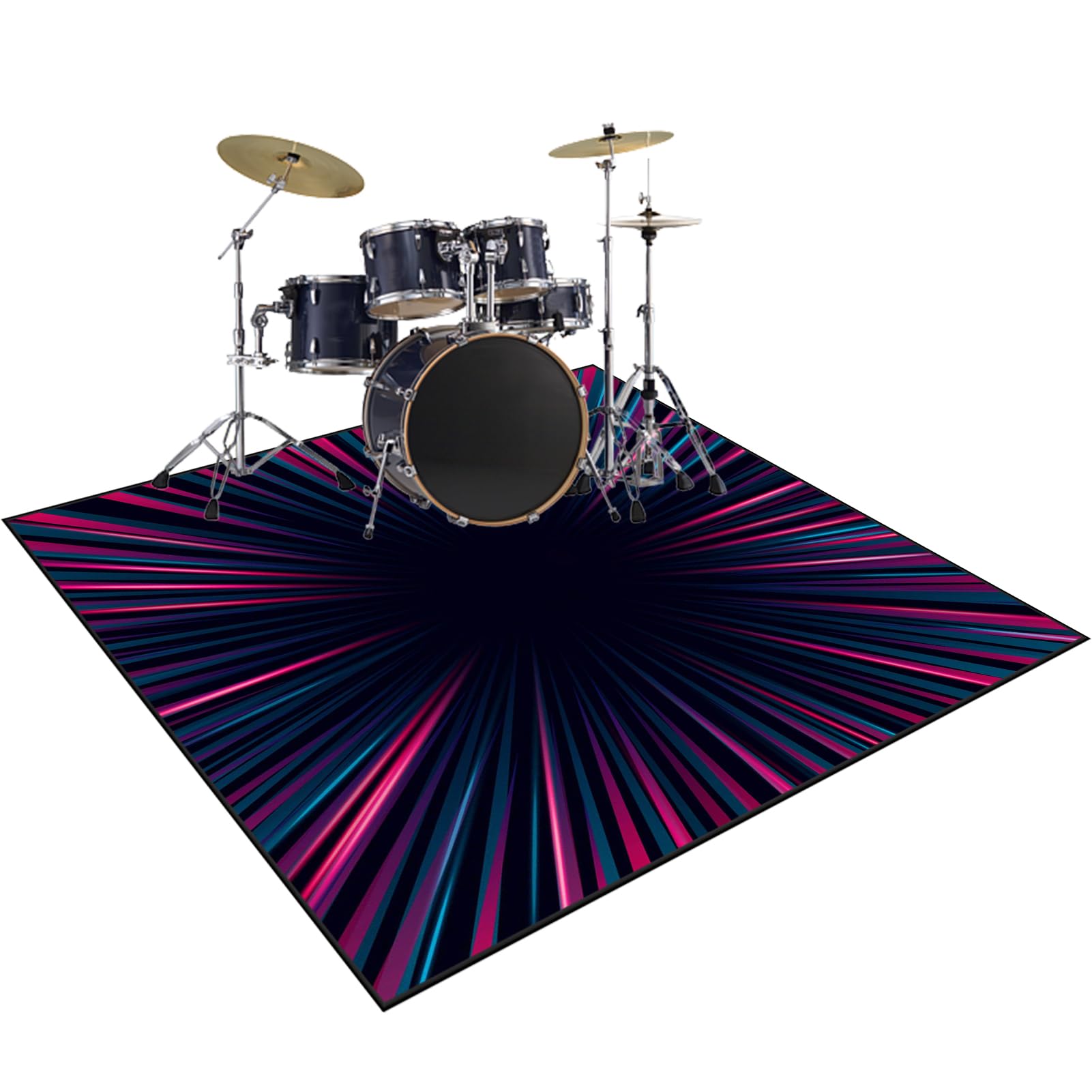 Elektroniczna bateria dywan, maty wodne 160 x 140 cm dywaniki antypoślizgowe bębny, dywaniki bębnowe maty do bębnów elektronicznych zestawów bębnów i innych dywanów