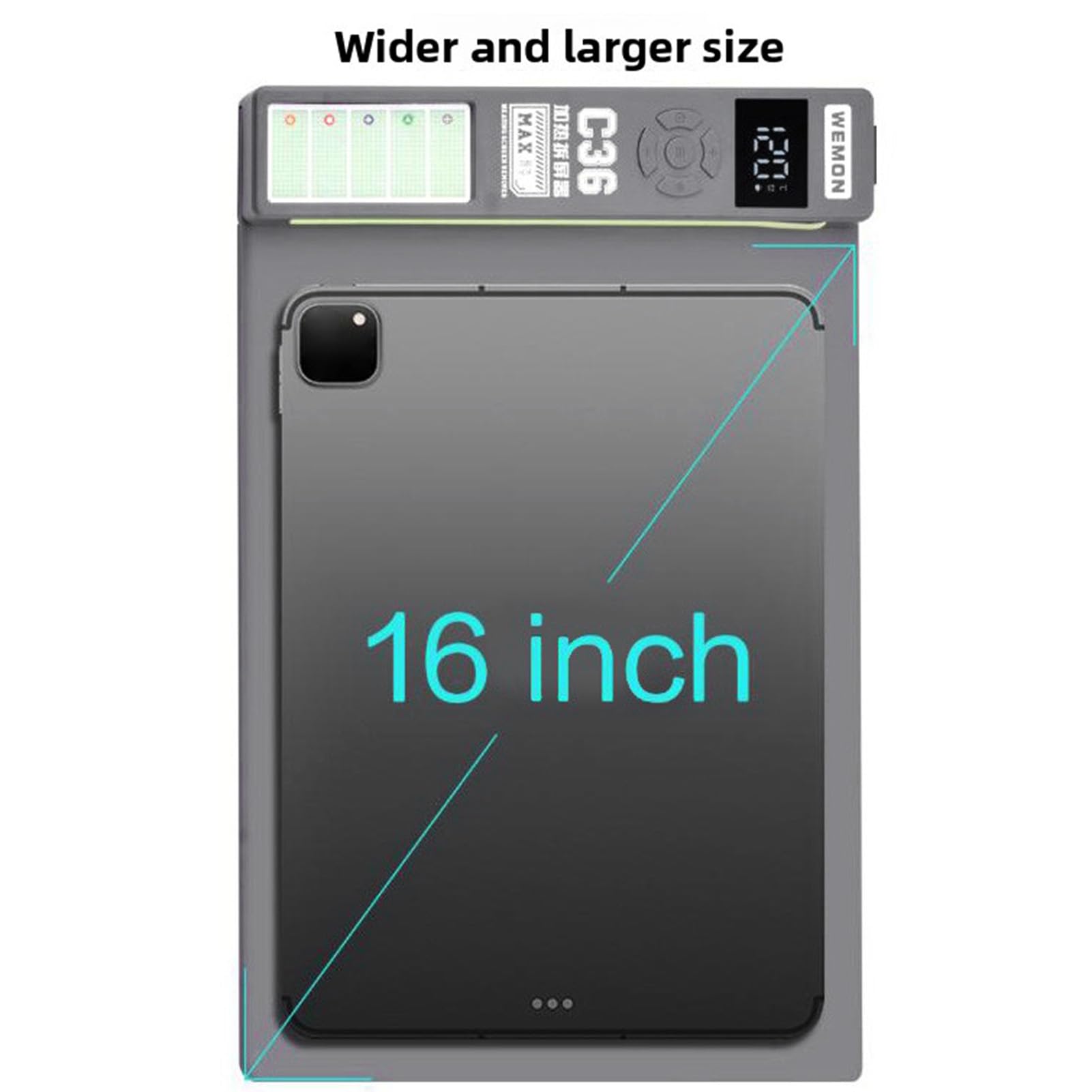 Bewinner Placa Calefactora Separadora LCD 300W, 30-135°C Estera Calefactora con Control de Temperatura Digital para Reparación de Pantalla de Tableta de Teléfono, Almohadilla de Silicona de (Enchufe