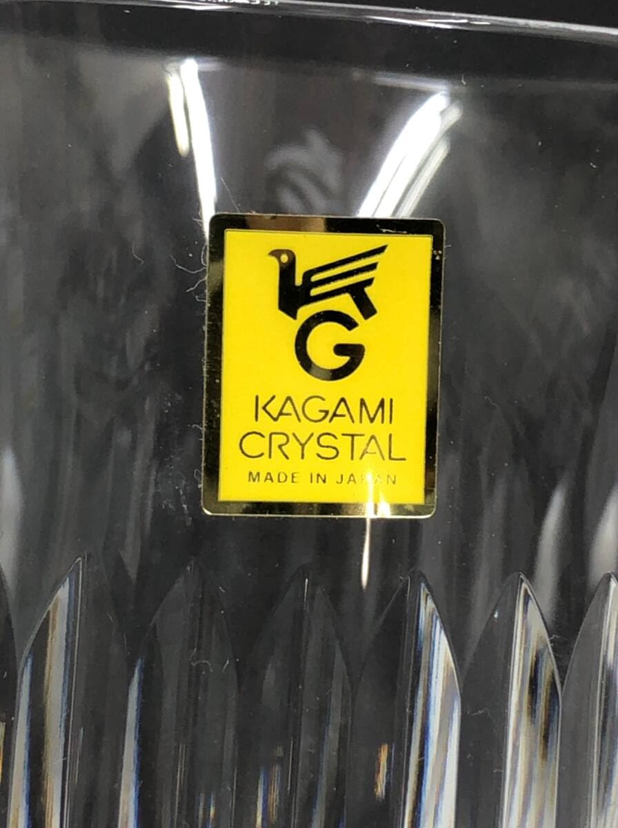 Amazon | KAGAMI CRYSTAL S G C ワイングラス ペア 2個 セット 切子