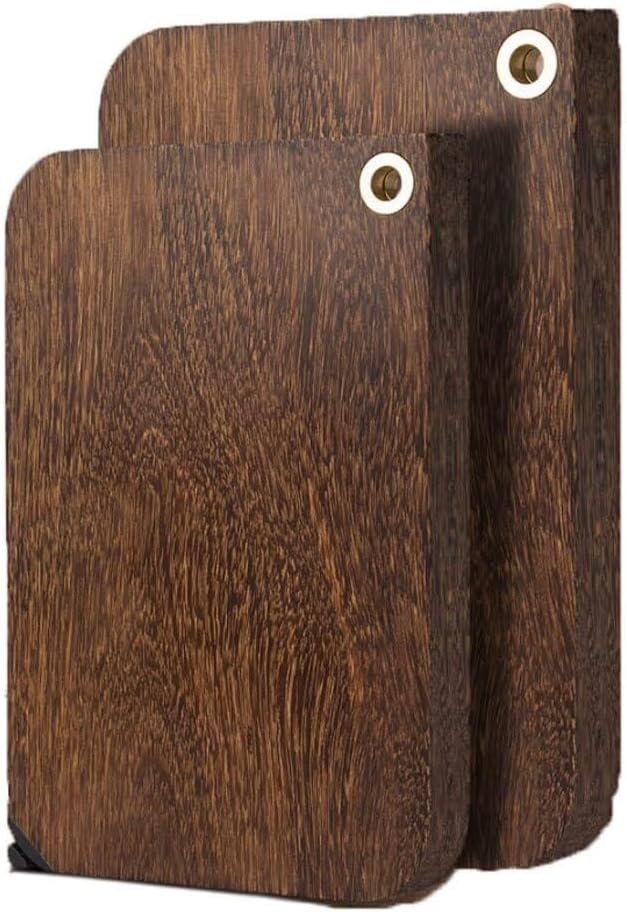 Thickened Double Sided Wooden Chopping Board with Handles for Meat, Fish, Vegetables, and Cheese, Multipurpose Carving Cutting Board for Kitchen(Wenge S+l)