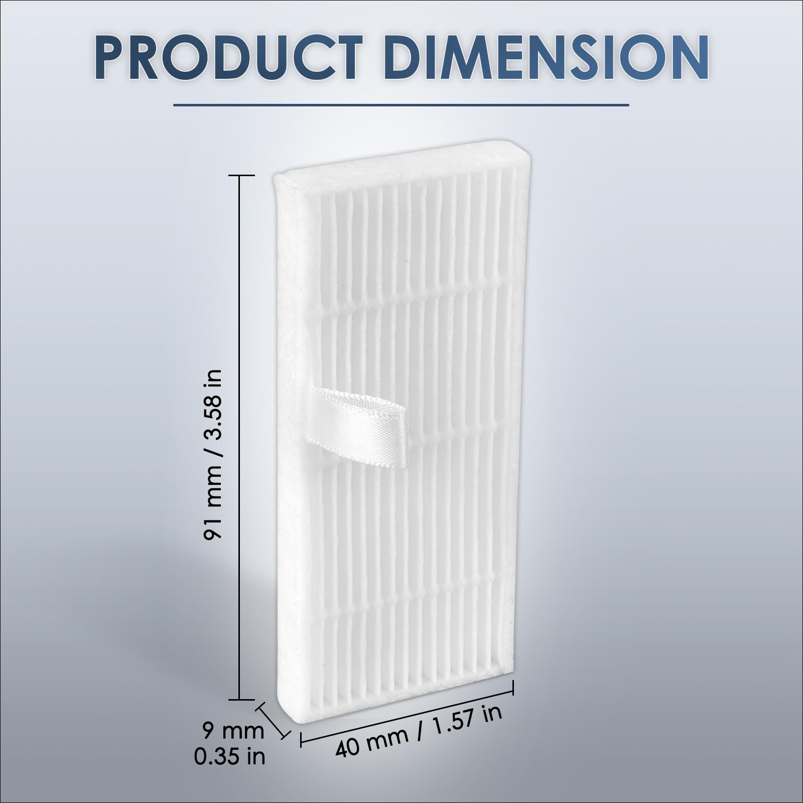 (9 pezzi) QV 35S Filtro HEPA di ricambio per Roborock QV 35S, Qrevo S, Qrevo Pro, Qrevo MaxV, Qrevo Plus, Qrevo Edge, Qrevo Curv Robot aspirapolvere, Kit accessori filtro, Parti di ricambio