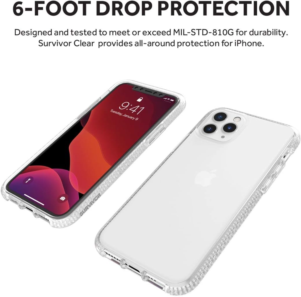 60% оƒƒ Dіѕсоunt Griffin Survivor Clear GIP-022-CLR Case for Apple iPhone 11 Pro - Clear