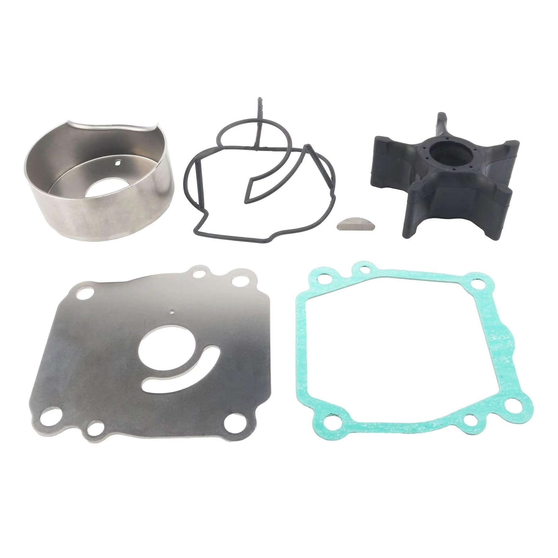 Bomba Agua Auxiliar Kit Reparación Impulsor Para Suzuki 90 100 115 140 HP Para Motores Fueraborda Reemplaza 17400-92J22 17400-92J23 17400-92J21