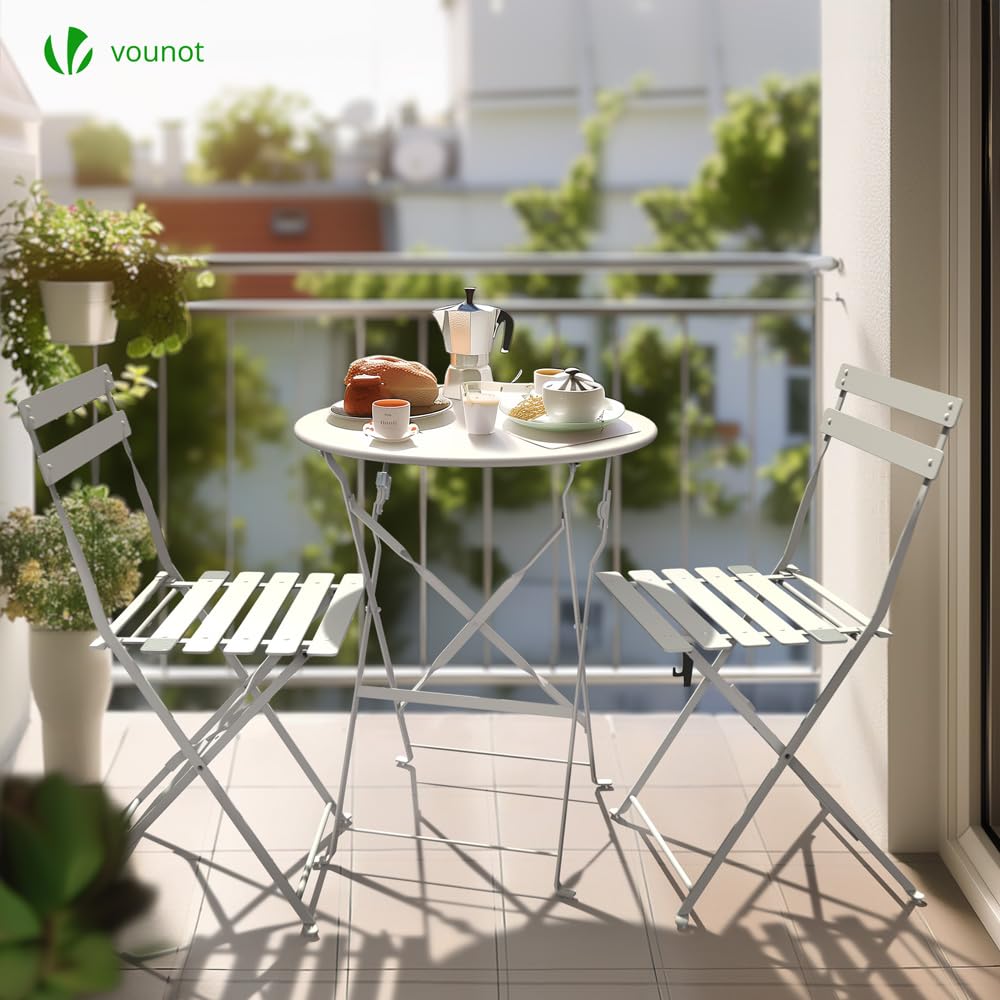 Bistroset Valance | 3-delig | Zwart Staal en Hout Bistroset Valance | 3-delig | Zwart Staal en Hout