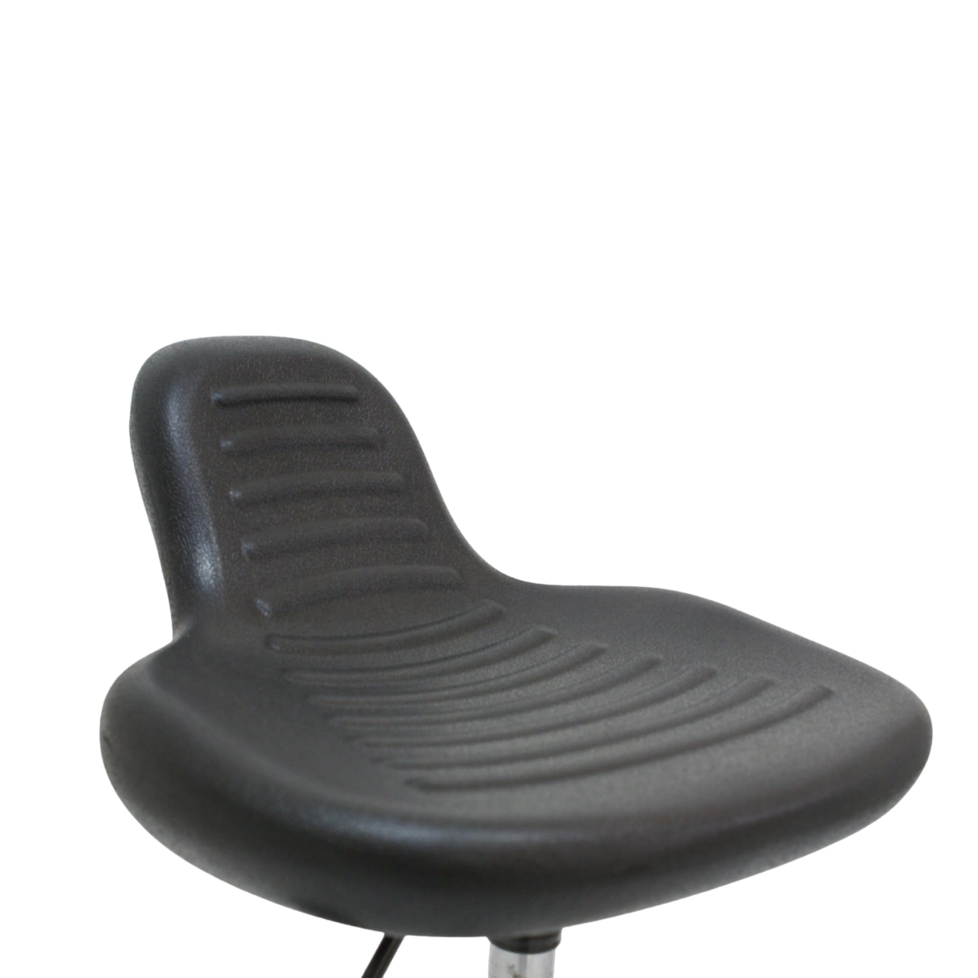 Silla de Trabajo Mini Work de Poliuretano. Alto, con reposapies y Ruedas de Nylon (Base Negra)