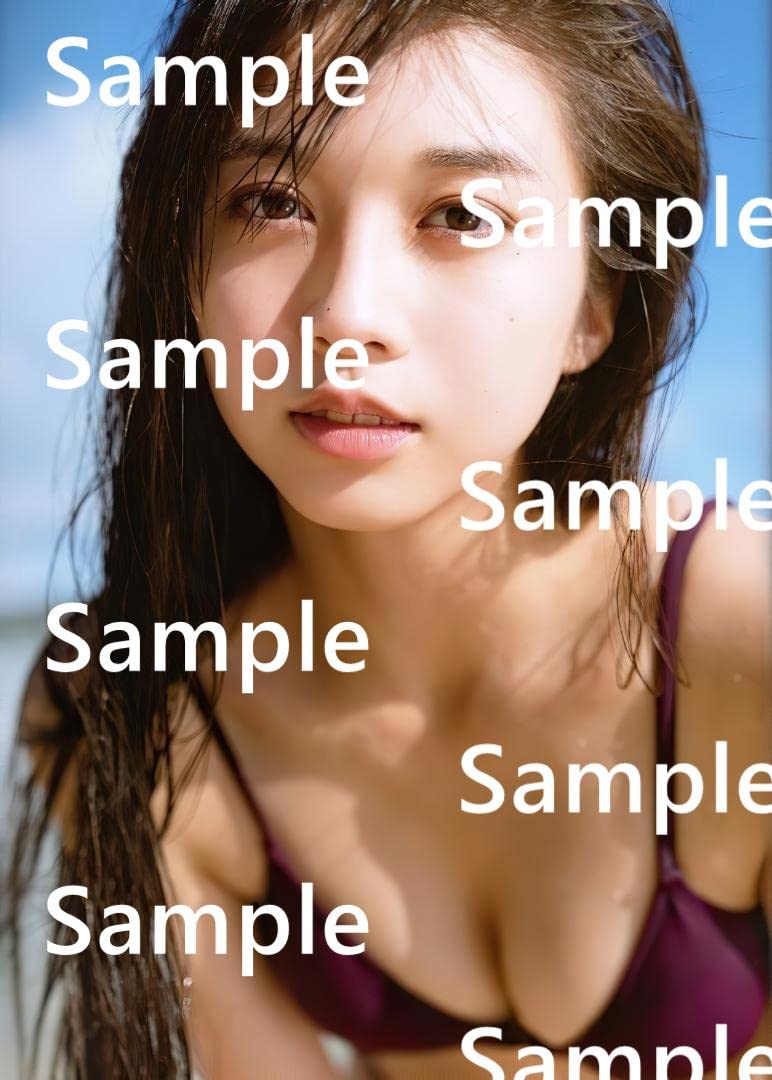 牧野真莉愛 写真 2L 判 20枚 E 水着 下着 グラビア ラブリー (L判超)