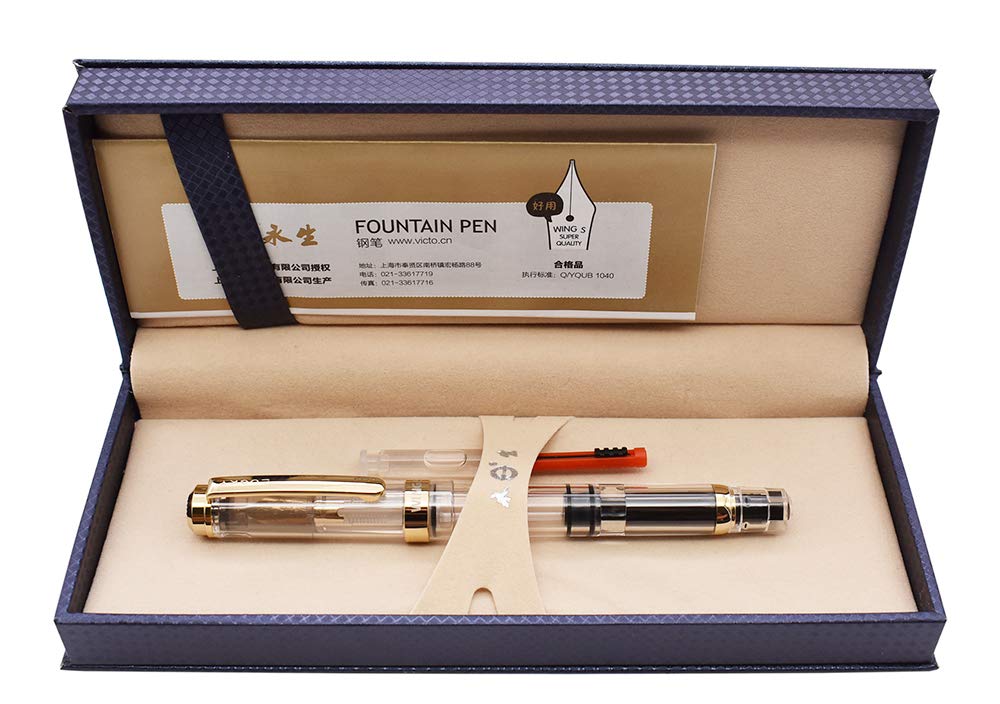 クリアゴールド 万年筆 楽天市場】シュナイダー Schneider 万年筆 EF 極細字 406