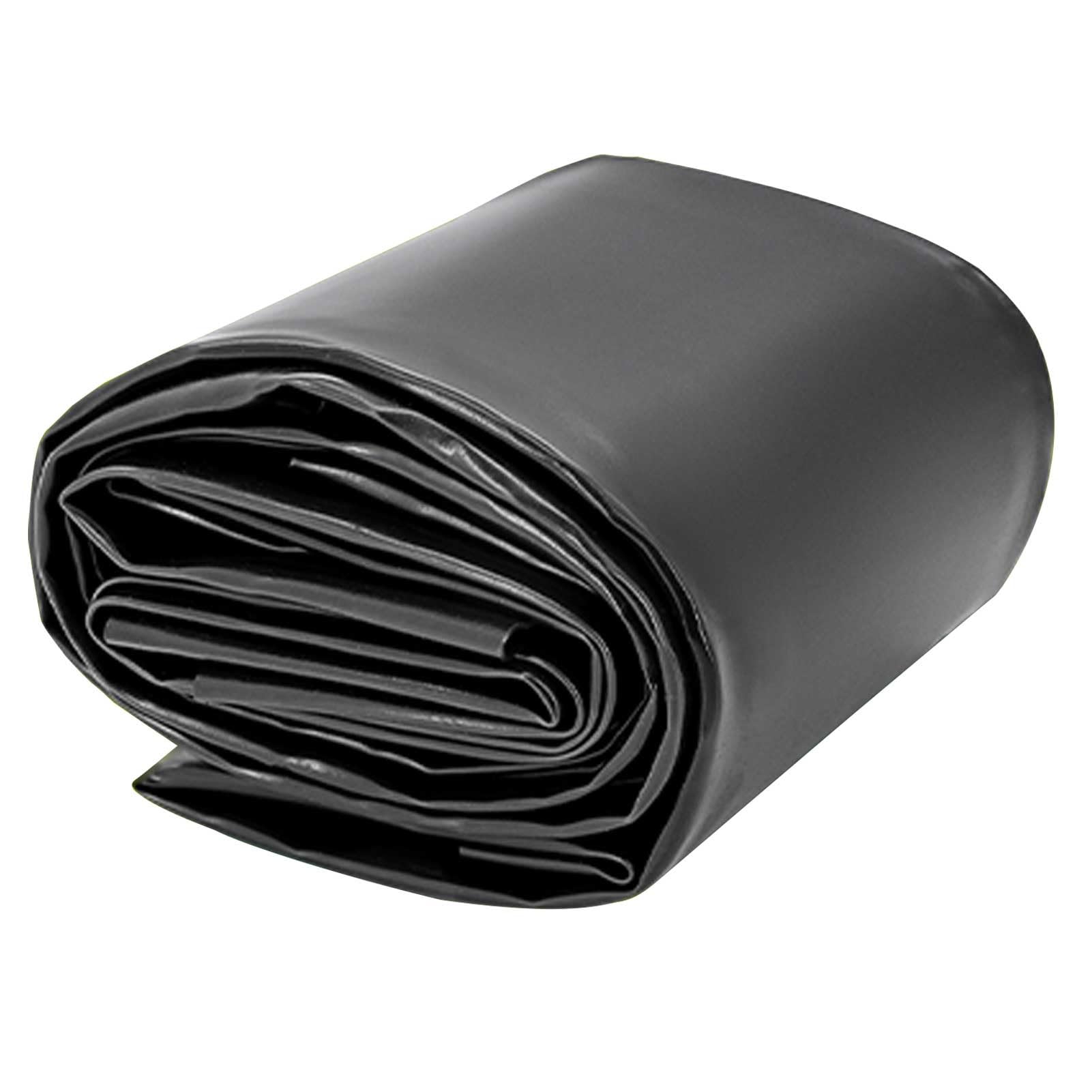 Ta czarna wkładka do stawu HDPE 1 x 6 m, 3 x 4 m, 5 x 8 m, 6 x 9 m, 8 x 10 m, 10 x 12 m, trwała folia polietylenowa do stawów rybnych koi, fontann ogrodowych, akwakultury, podkładki basenowej (4 x 5 m