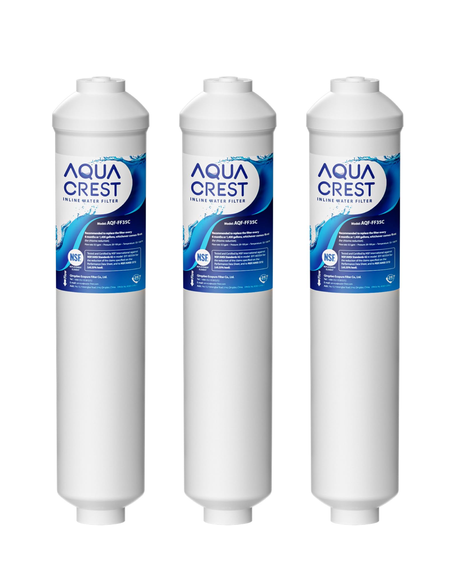 その他 WATER CREST Ver. Amazon.com: AQUA CREST GXRTDR Inline Water Filter, NSF42 Certified