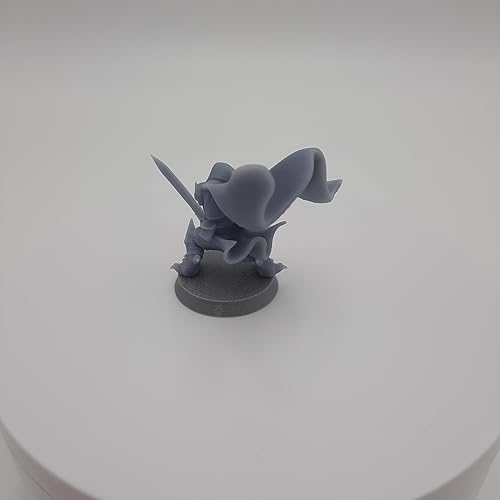 Miniatura 6 de HERO Creations Kenku - Ravenfolk RPG - Calabozos y dragones - DND - Pathfinder - Diorama - Figurita miniatura (grissin pintar) (Fighter (Prime))