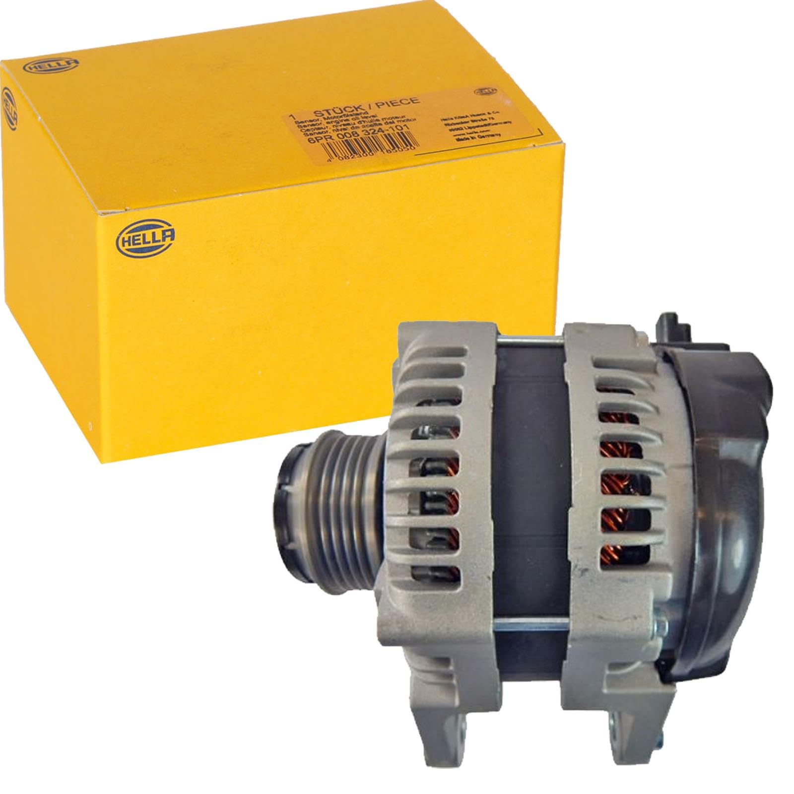 Alternator with freewheel belt pulley 8EL 011 712-361 HELLA for FIAT ALFA ROMEO