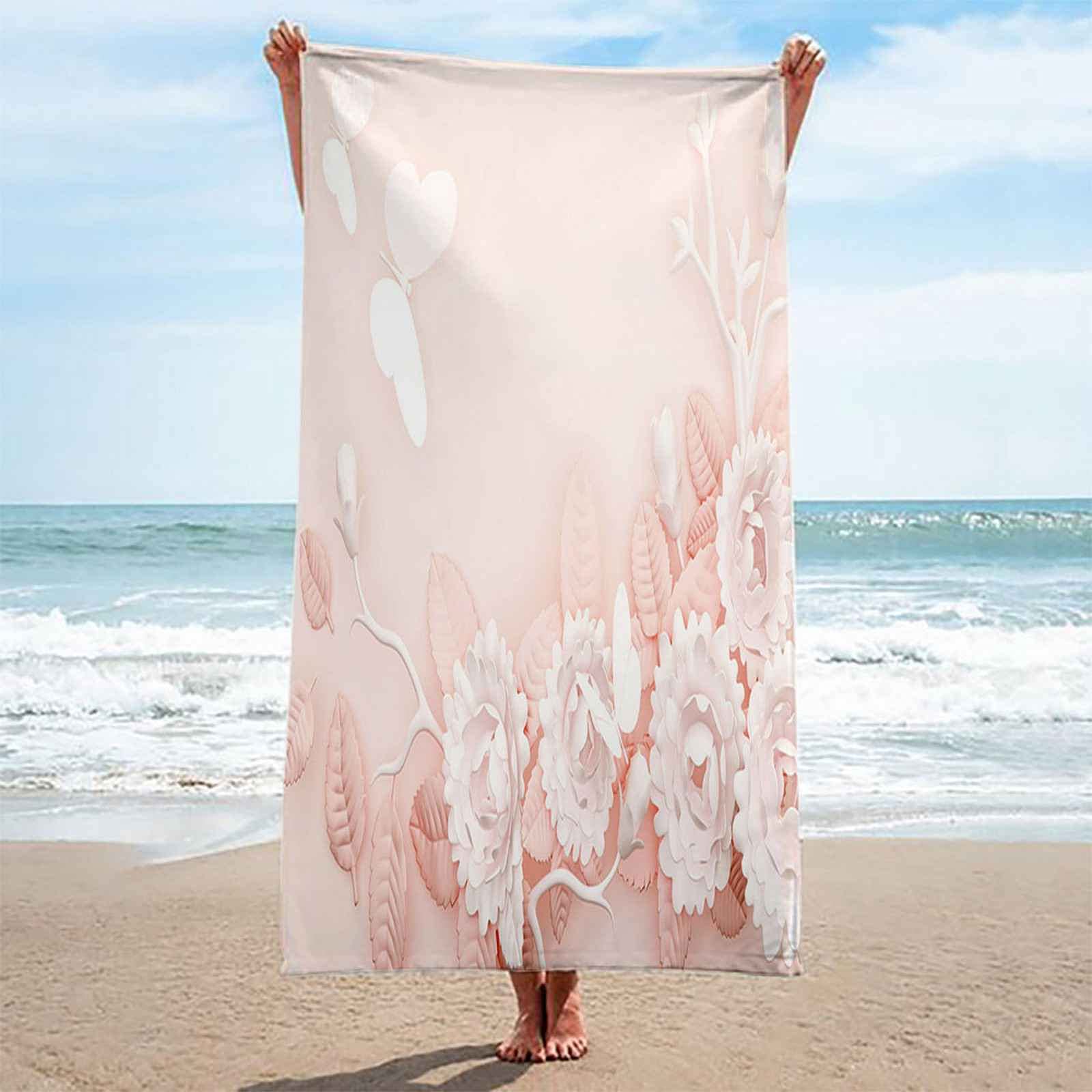 Telo Da Mare 3D Farfalla Di Fiori Stampato Asciugamano Da Spiaggia 150x200cm Asciugamano Microfibra Grande Antisabbia Leggero Telo Mare Per Sport Piscina Viaggi In Famiglia Vacanze